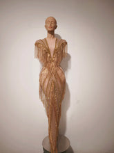 Load image into Gallery viewer, Tassels Stretch Long Dress