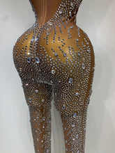 Load image into Gallery viewer, Luxury Rhinestones Jumpsuit