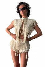 Load image into Gallery viewer, Embroidered Fringe Cape