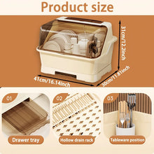 Load image into Gallery viewer, Dish Rack with Lid
