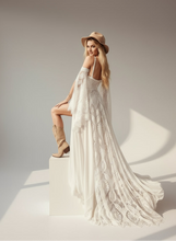 Load image into Gallery viewer, Crochet Lace Wedding Dress