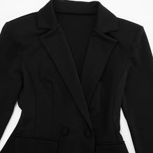 Load image into Gallery viewer, Long Sleeve Sexy Mini Blazer Dress