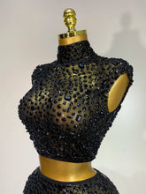 Load image into Gallery viewer, Luxury Rhinestone Mesh See Through