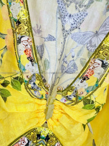 Yellow Flower Print