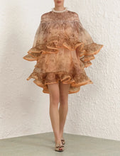 Load image into Gallery viewer, Pure Silk Mint Green Pearl  Skirt Set