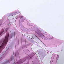 Load image into Gallery viewer, Bohemian Printed Shirt Skirt Suit