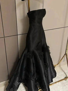 Floor-Length Zip Evening Dress