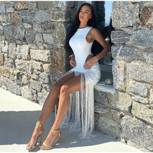 Load image into Gallery viewer, Hollow Out See-through Long Dress