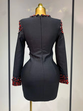 Load image into Gallery viewer, Black Bandage Dress