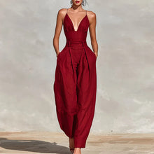 Load image into Gallery viewer, Overalls Backless With Pockets Jumpsuit