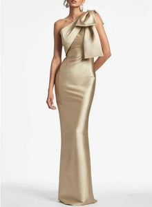 Elegant One Shoulder Mermaid Prom Dress
