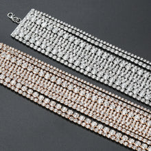 Load image into Gallery viewer, Luxury Multilayers Crystal Choker