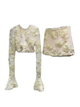 Load image into Gallery viewer, High Waist Skirt Set