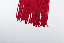 Load image into Gallery viewer, Velvet Tassel Hem Dress