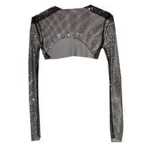 Load image into Gallery viewer, Fashion New Sexy Crystal Short T-shirt