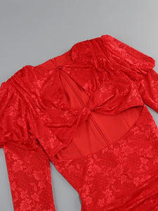 New Sexy Gloves Long Sleeves  Mini Dress