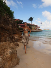 Load image into Gallery viewer, Satin Beach Cover‑Up