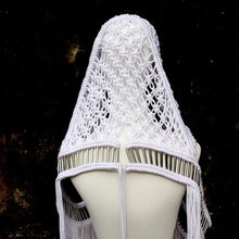 Load image into Gallery viewer, Retro Crochet Hollow Out Knitted Long Tassel Cover Up