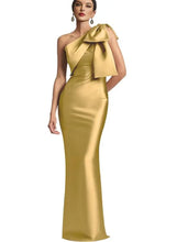 Load image into Gallery viewer, Elegant One Shoulder Mermaid Prom Dress