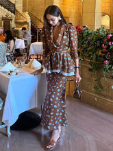 Load image into Gallery viewer, Floral Printing Gauze Patchwork Skirt Suit