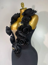 Load image into Gallery viewer, 3D Flower Sleeveless Bodycon Bandage Dress