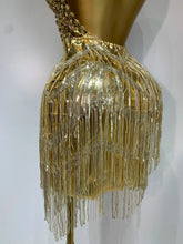 Load image into Gallery viewer, Tassels Transparent Short Dress