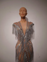Load image into Gallery viewer, Tassels Stretch Long Dress
