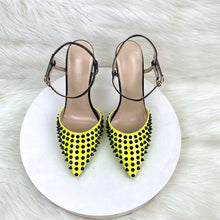 Load image into Gallery viewer, Zahara Crystal Pointed Heels