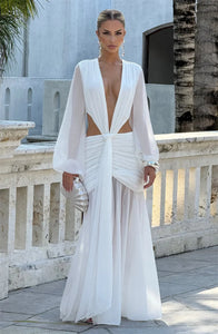 Long Sleeve Sexy Maxi Dress