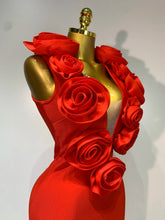 Load image into Gallery viewer, 3D Flower Sleeveless Bodycon Bandage Dress