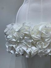 Load image into Gallery viewer, Strapless Flower Prom Gown Mini Dress