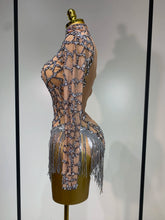 Load image into Gallery viewer, Shining Diamond Tassel Bodysuit