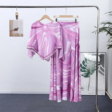 Load image into Gallery viewer, Bohemian Printed Shirt Skirt Suit