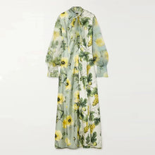 Load image into Gallery viewer, Boho Style Floral Print Loose Long Dress