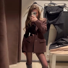 Load image into Gallery viewer, Jacket Mini Skirt Set