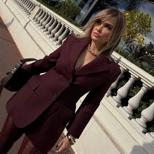 Jacket Mini Skirt Set