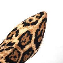 Load image into Gallery viewer, Leopard Butterfly Printed Silk Socks Boots