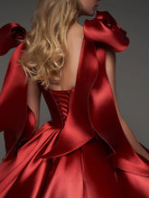 Load image into Gallery viewer, Ball Gown Satin Straps