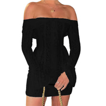Load image into Gallery viewer, Off Shoulder Mini Dress