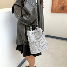 Load image into Gallery viewer, Studded Bucket Bag