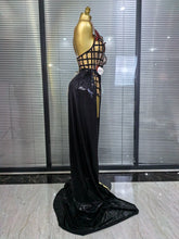 Load image into Gallery viewer, Mesh See Through Top Skirt Long Gloves Set