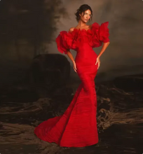 Load image into Gallery viewer, Off The Shoulder Mermaid Prom Dress