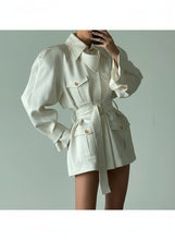 Load image into Gallery viewer, Tunic Patchwork Belt Jacket