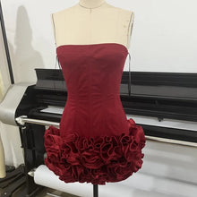 Load image into Gallery viewer, Autumn Strapless Party Dress