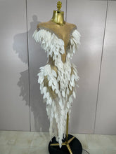 Load image into Gallery viewer, Pearl Transparent Mesh Long Dress
