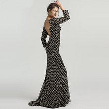 Load image into Gallery viewer, New Long Sleeves Mermaid Elegant Evening Dress