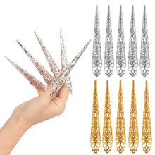 Load image into Gallery viewer, Costume Antique Style Queen Nail Rings Set
