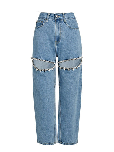 Embroidered  Flares Jean