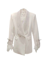 Load image into Gallery viewer, New White Blazer Coat