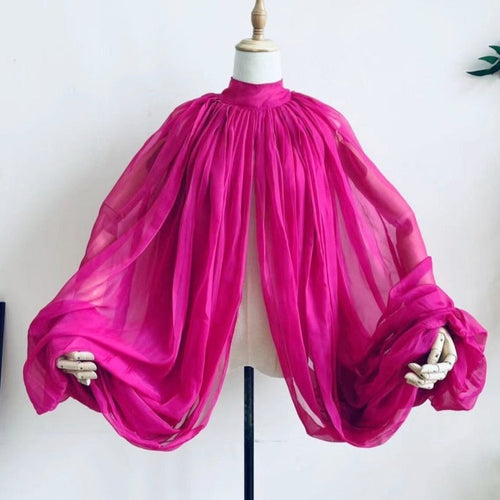 High Neck With Buttons